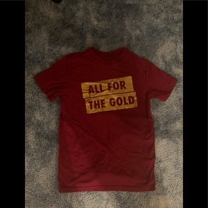 All for the gold boys tshirt